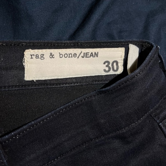 rag & bone Flexi Nina Skinny Jean in Midnight Black Skinny Jeans Denim - Picture 8 of 11